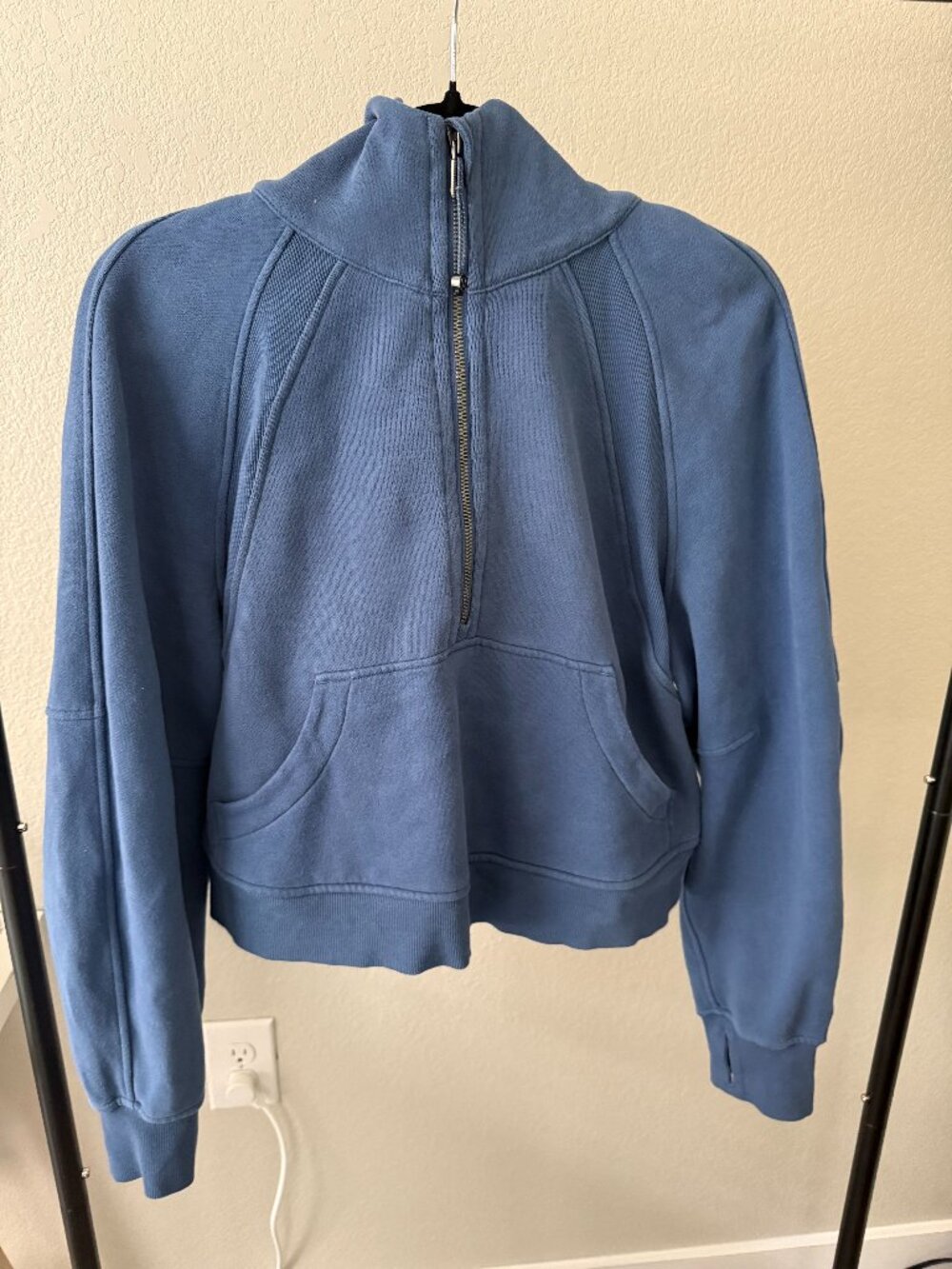 Scuba Oversized Half-Zip Hoodie - Picture 2 of 3